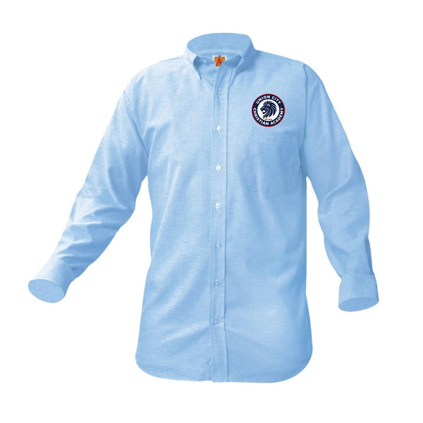 Union City Male Blue Classic Oxford Long Sleeve