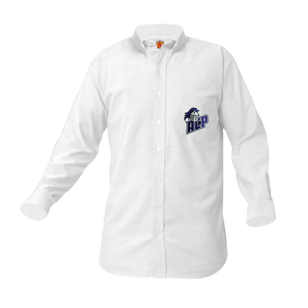 Arizona College Prep Male Oxford Long Sleeve - Patch on the pocket