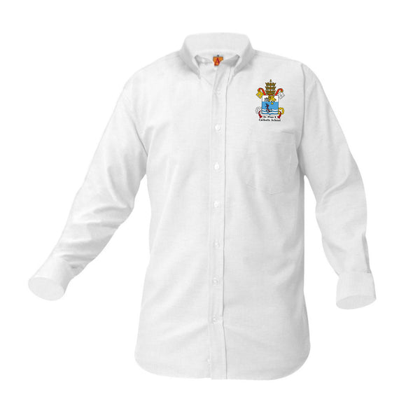 St. Pius X Male Oxford Long Sleeve