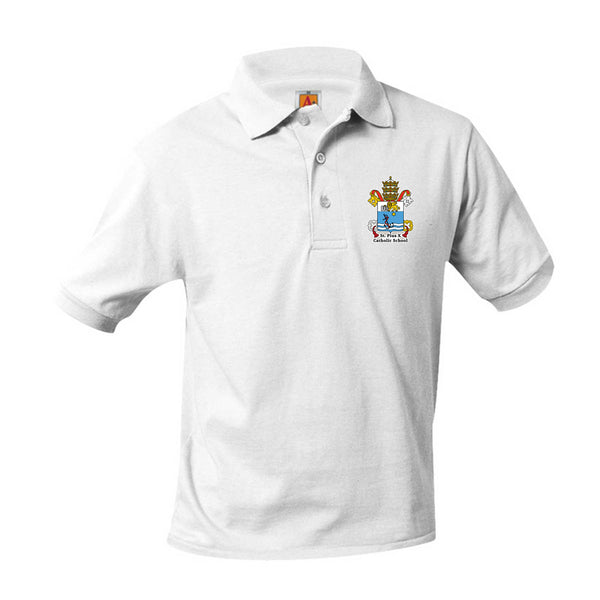 St. Pius X Unisex Jersey Short Sleeve Polo