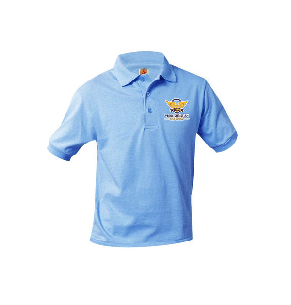 Verde Christian Academy Unisex Jersey Short Sleeve Polo