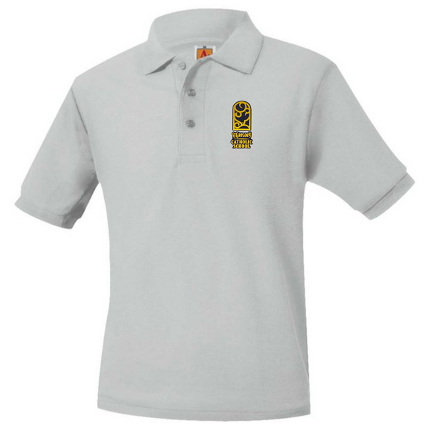 St. Gregory Unisex Pique Short Sleeve Polo