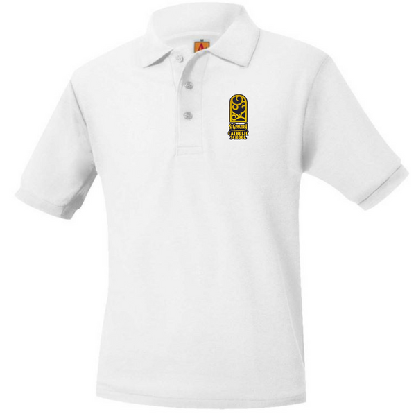 St. Gregory Unisex Pique Short Sleeve Polo