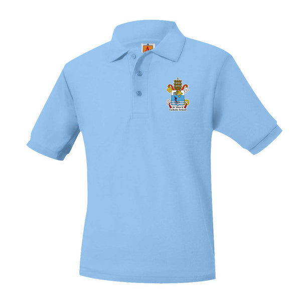 St. Pius X Unisex Pique Short Sleeve Polo