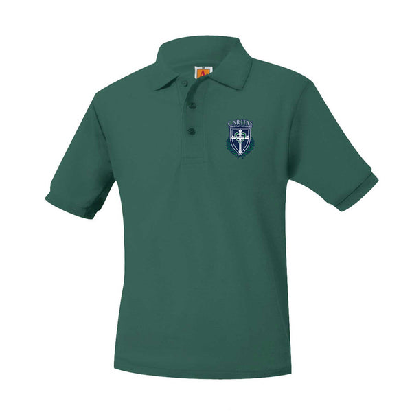 Caritas Academy Unisex Pique Short Sleeve Polo