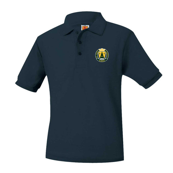 St. Agnes Catholic Unisex Pique Short Sleeve Polo
