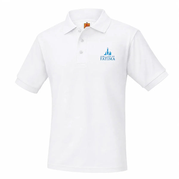 Our Lady Of Fatima Unisex Pique Short Sleeve Polo