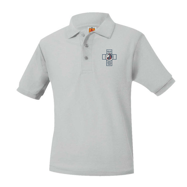 Our Lady Of Grace Unisex Pique Short Sleeve Polo