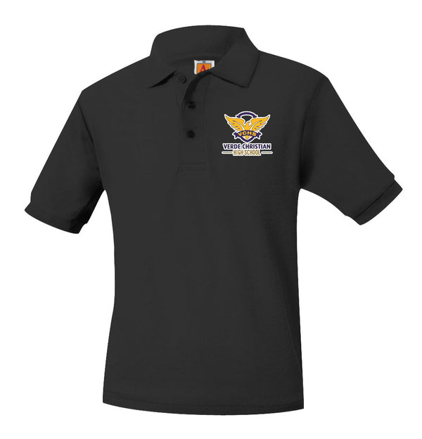 Verde Christian Academy Unisex Pique Short Sleeve Polo