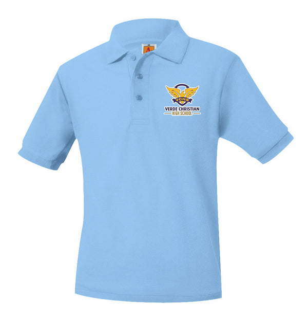 Verde Christian Academy Unisex Pique Short Sleeve Polo