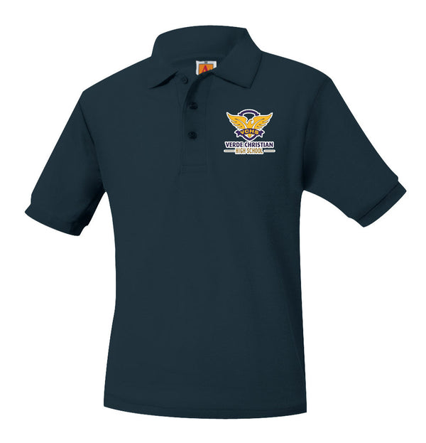 Verde Christian Academy Unisex Pique Short Sleeve Polo