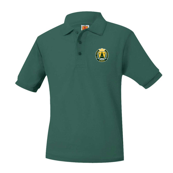St. Agnes Catholic Unisex Pique Short Sleeve Polo