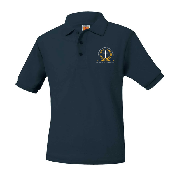 Redeemer Unisex Pique Short Sleeve Polo Dark Navy
