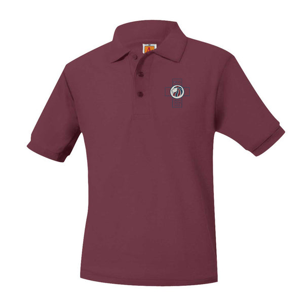 Our Lady Of Grace Unisex Pique Short Sleeve Polo