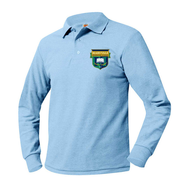 Maryvale Prep Unisex Pique Long Sleeve Polo (9-12th)