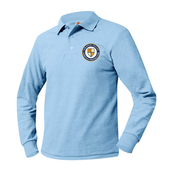 PVCP Unisex Pique Long Sleeve Polo