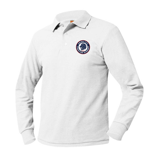 Union City Unisex Pique Long Sleeve Polo