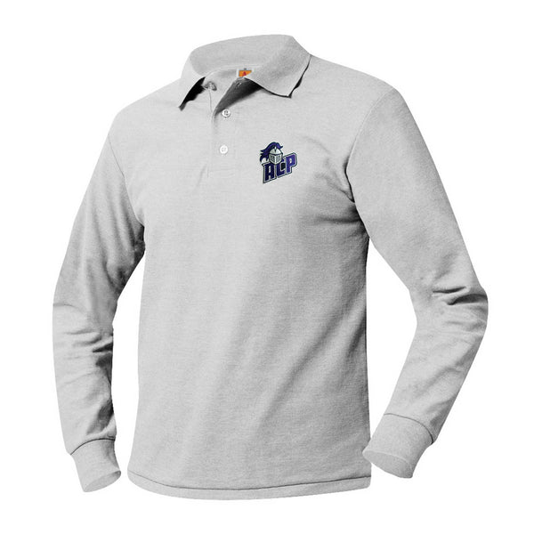 Arizona College Prep Unisex Pique Long Sleeve Polo