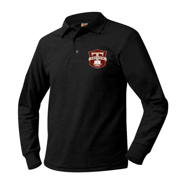 Trivium Prep Unisex Pique Long Sleeve Polo (9-12th)