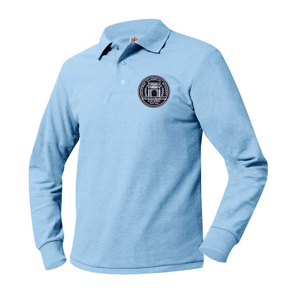 Archway Cicero Unisex Pique Long Sleeve Polo