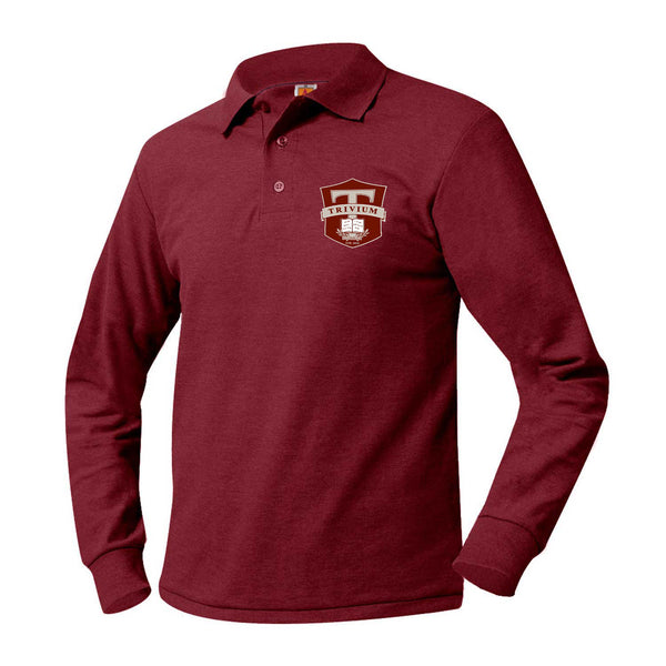 Trivium Prep Unisex Pique Long Sleeve Polo (6-8th)