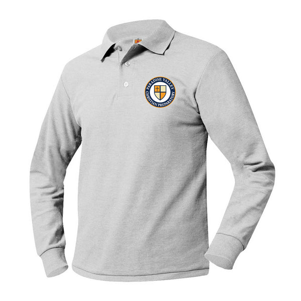 PVCP Unisex Pique Long Sleeve Polo