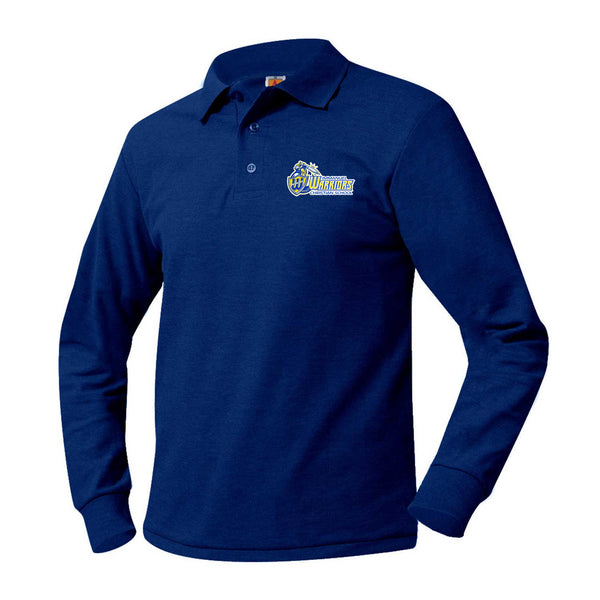Immanuel Christian Unisex Pique Long Sleeve Polo