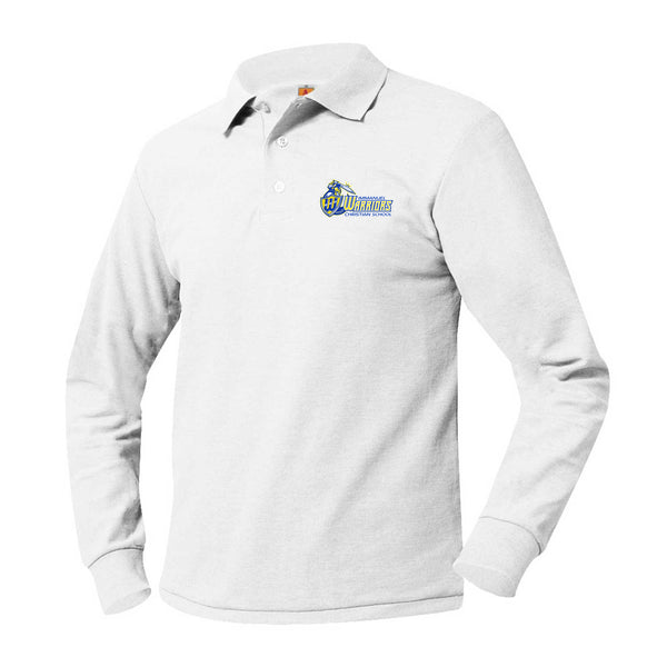 Immanuel Christian Unisex Pique Long Sleeve Polo
