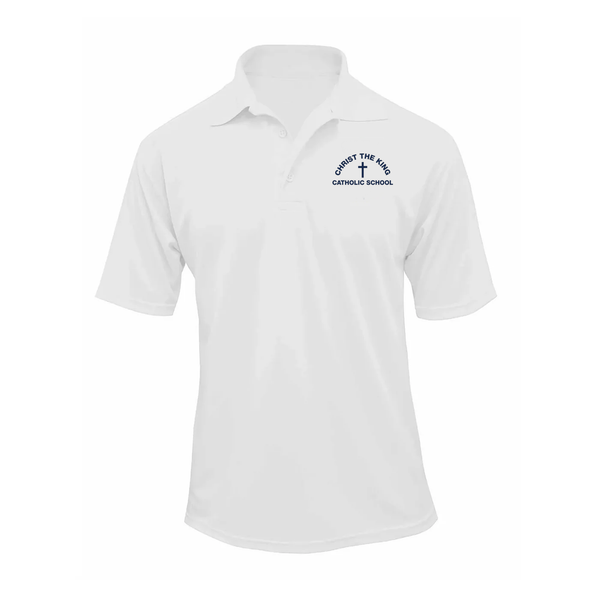 Christ The King Unisex Pique Short Sleeve Polo