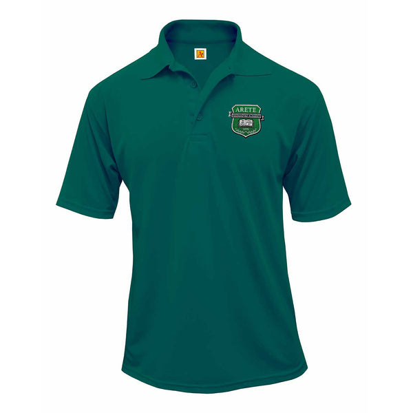 Arete Prep Academy Unisex Performance Short Sleeve Polo