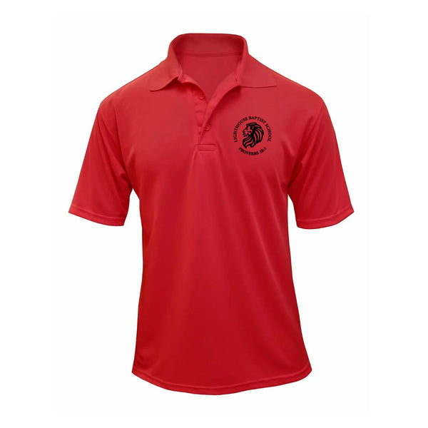 Lighthouse Baptist Unisex Performance Dry Fit Short Sleeve Polo