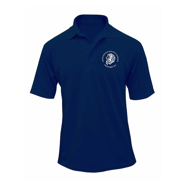 Lighthouse Baptist Unisex Performance Dry Fit Short Sleeve Polo