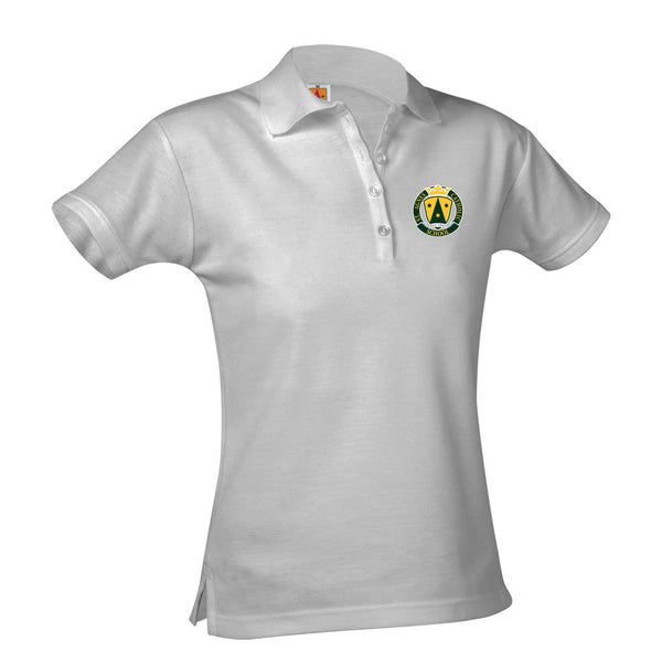 St. Agnes Catholic Female Short Sleeve Pique Polo