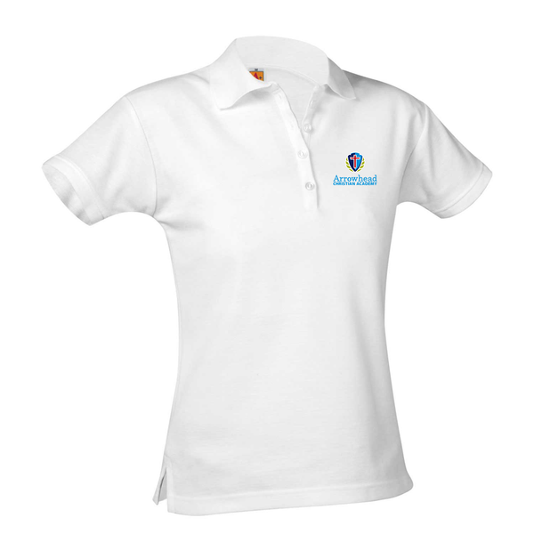 Arrowhead Christian Academy Female Short Sleeve Pique Polo