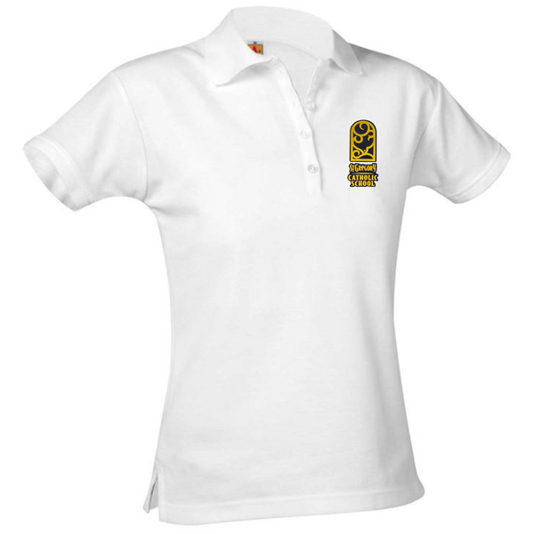 St. Gregory Female Short Sleeve Pique Polo