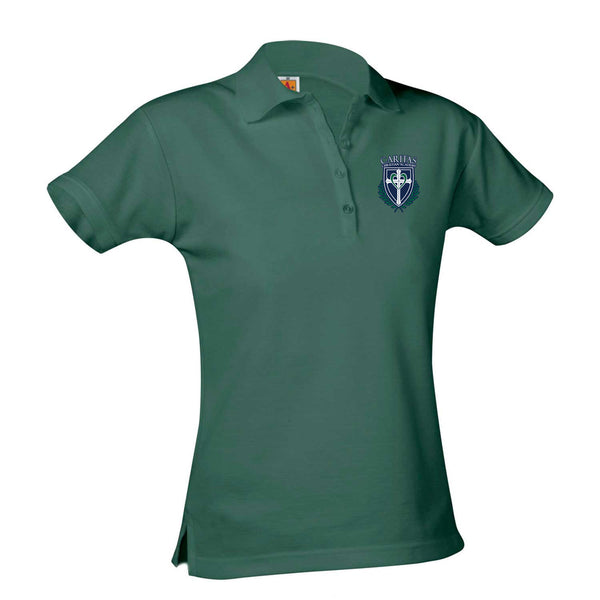 Caritas Academy Female Short Sleeve Pique Polo