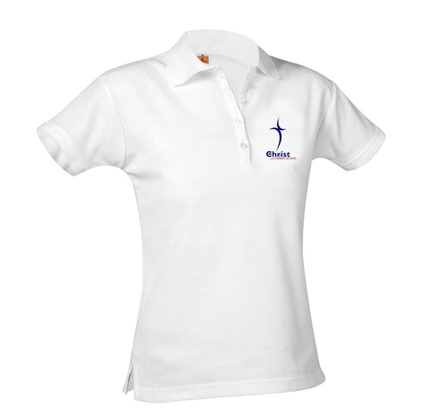 Christ Lutheran Academy Female Short Sleeve Pique Polo