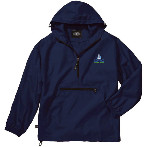Our Lady Of Fatima 1/4 Zip Windbreaker