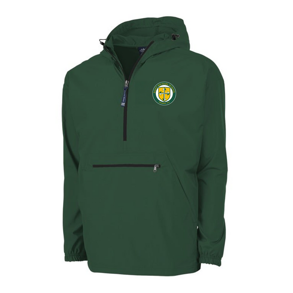 St. Michael Green 1/4 Zip Windbreaker