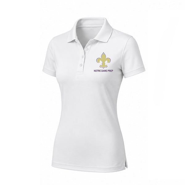 Notre Dame Prep Feminine Fit Performance Dry Fit Polo