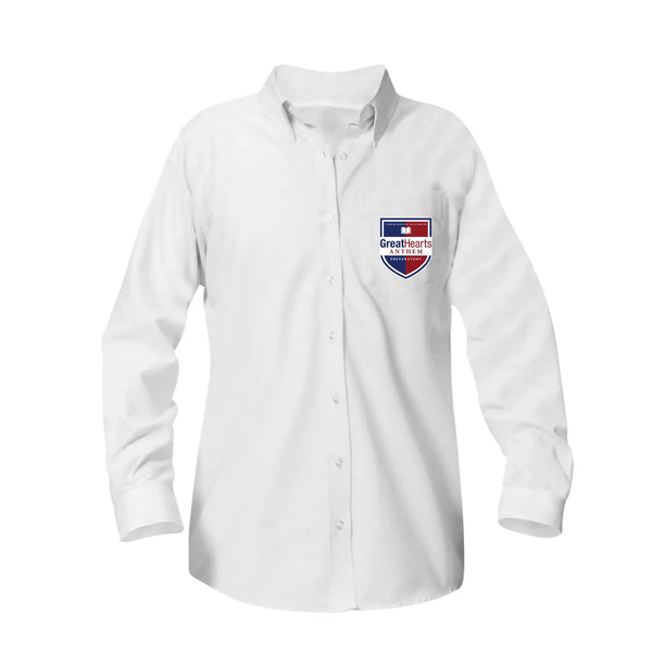 Anthem Prep Female Oxford Long Sleeve Blouse (9th-12th Grade)