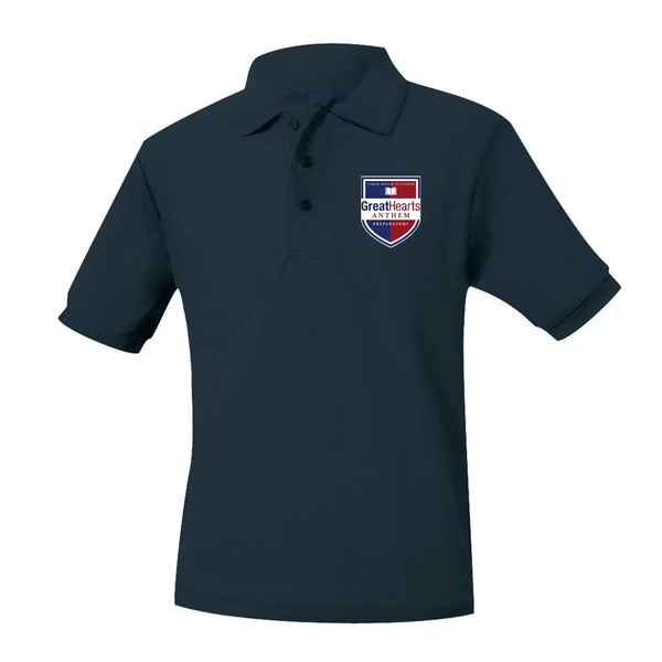 Anthem Prep Unisex Pique Short Sleeve Polo (6th-8th Grade)