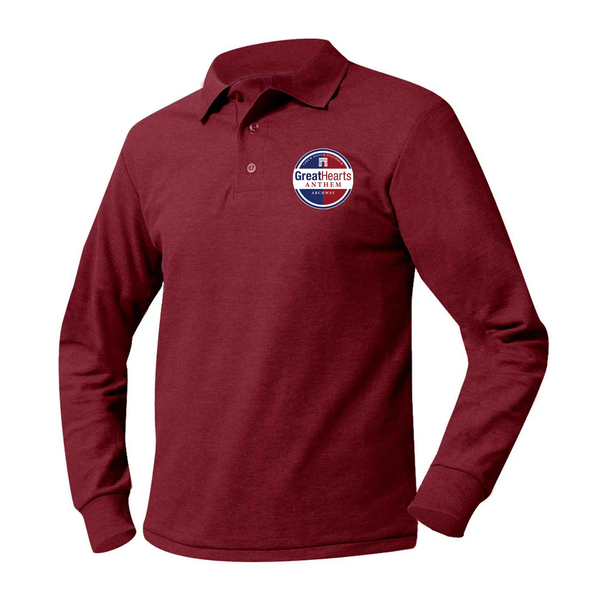 Archway Anthem Unisex Pique Long Sleeve Polo