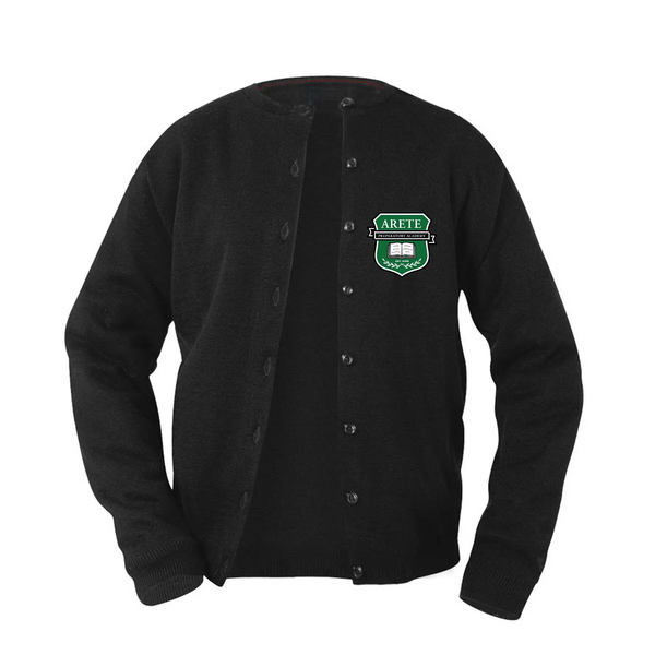 Arete Prep Academy Female Long Sleeve Crewneck Cardigan