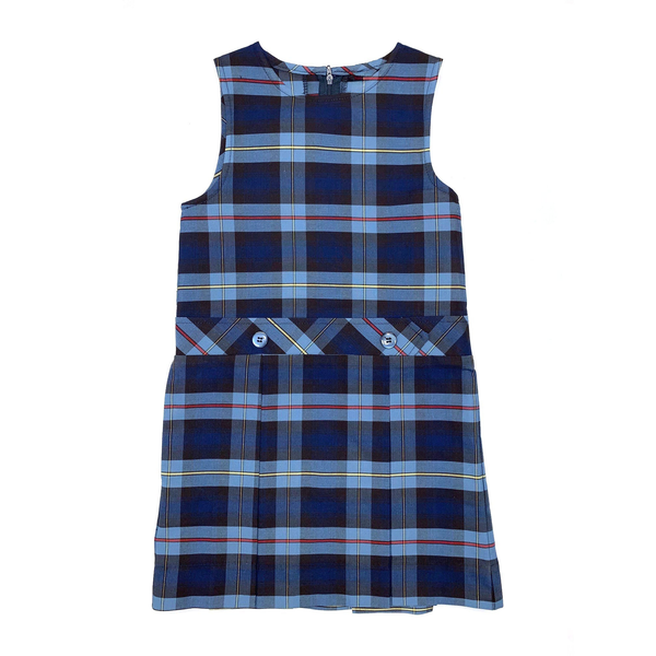 Candeo Peoria Kick Pleat Plaid Jumper
