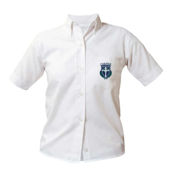 Caritas Academy Female Oxford Short Sleeve Blouse