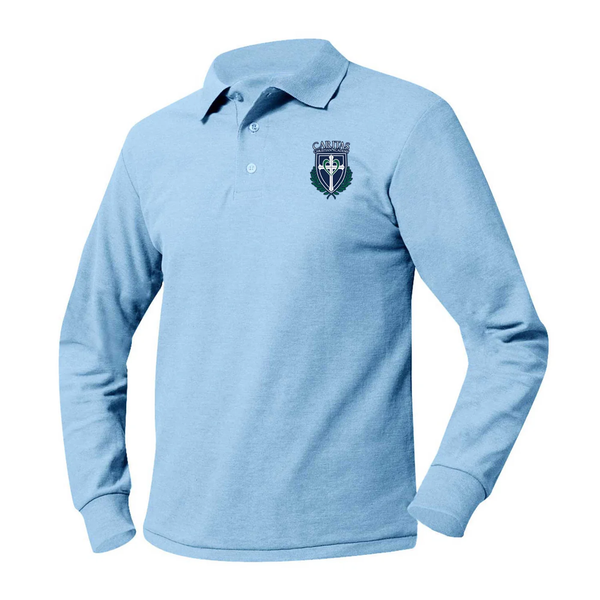 Caritas Academy Unisex Pique Long Sleeve Polo