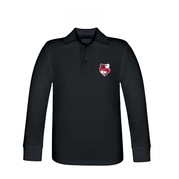 Chandler Prep Long Sleeve Pique Polo