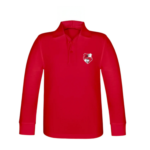 Chandler Prep Long Sleeve Pique Polo