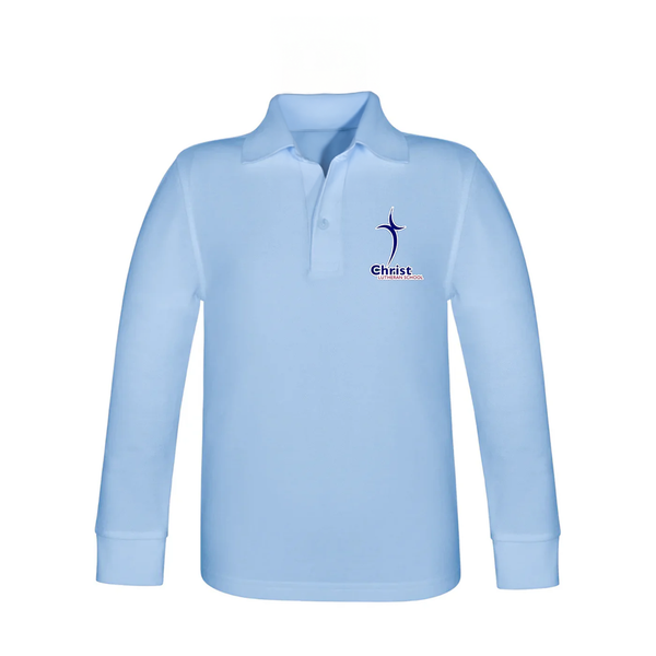 Christ Lutheran Long Sleeve Jersey Polo